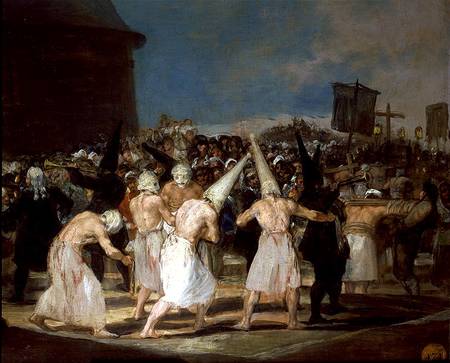 Procesión de flagelantes, por Goya
